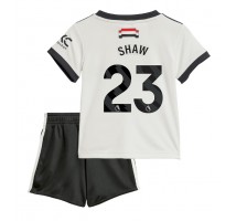 Manchester United Luke Shaw #23 Koszulka Trzecia dzieci 2024-25 Krótki Rękaw (+ krótkie spodenki)